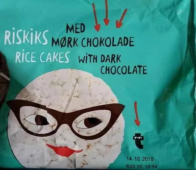 Riskis rice cakes et chocolat noir Tiger , code 0200024018351