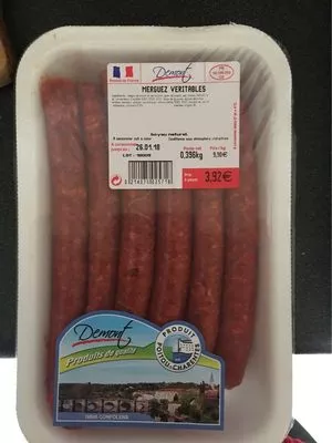 Merguez veritables Demont , code 0214075025718