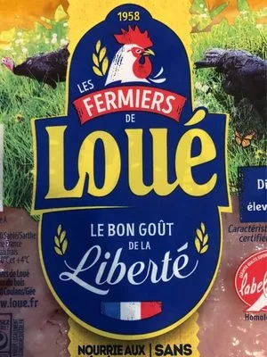 Dinde fermiere label rouge Loué , code 0217714026961