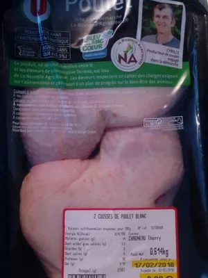 Cuisse de poulet U , code 0253074020072