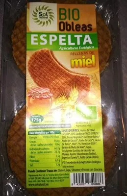 Bio obleas ESPELTA  175 g, code 02587826