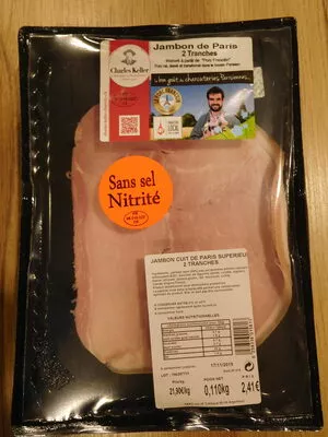 Jambon de Paris supérieur en tranches Charles Keller 110 g, code 0259316015813