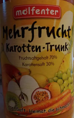 Mehrfrucht Karotten-Trunk Molfenter Fruchtsäfte 1 l, code 02713977