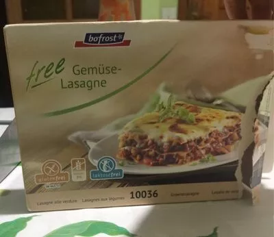 Freeb Gemüse-Lasagne, Lasaña de Verduras Bofrost 400 g, code 0321069100365