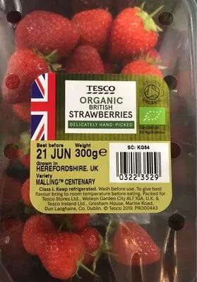 Strawberries Tesco 300 g, code 03223529