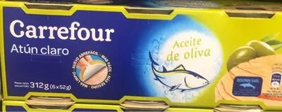 Atun claro en aceite oliva carrefour , code 04643744