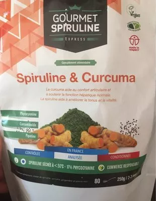 Spiruline et curcuma Gourmet spiruline , code 0602573385333