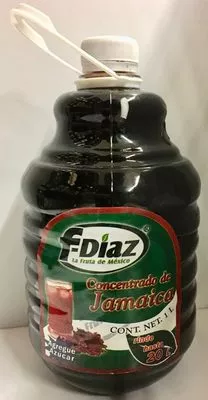 F-Díaz Concentrado de Jamaica F-diaz 1 L, code 0614384000268