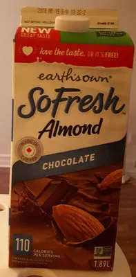 Almond chocolate earth's own 1,89 l, code 0626027700046