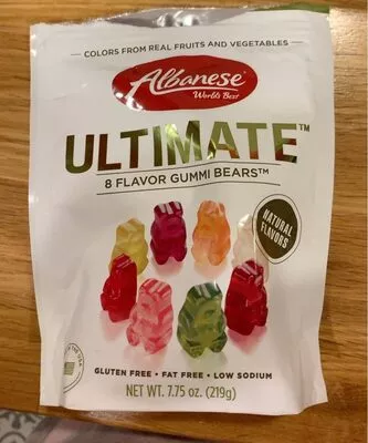 Ultimate 8 flavor gummi bears  , code 0634418524805