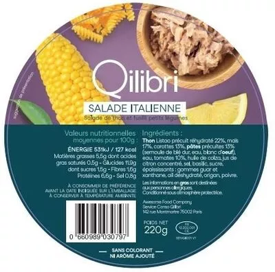 Salade Italienne Qilibri 220 g, code 0660989030797