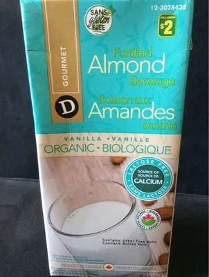 Boisson aux amandes enrichie D gourmet , code 0667888157143