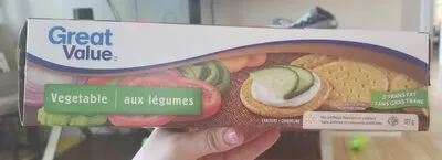 Vegetable crackers Great Value 20g, code 0681131713016