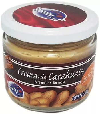 Crema de cacahuate Tasty Diabetics sin azúcar Tasty Dbs 310 g, code 0750190277024