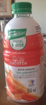 Jus Naturel De Carotte Tradition 950 mL, code 0775462980152