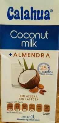 Coconut Milk + almendra Calahua 1 l, code 0810990003109