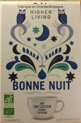 Bonne nuit Higher Living 22 g (15 sachets), code 0811639040028