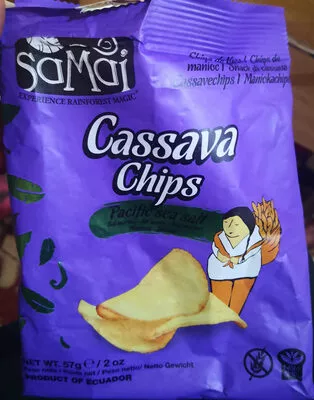 Chips Manioc Samaï Samai 57 g, code 0832697001110