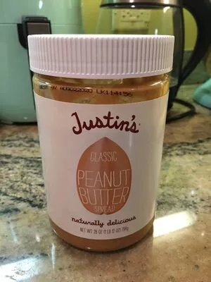 Justin's peanut butter  28 oz, code 0840379101393