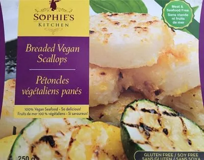 Pétoncles végétaliens panés Sophie's Kitchen 250 g, code 0851110003159