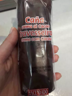 Caña crema al cacao Hacendado , code 085600