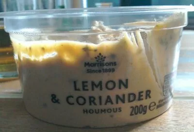 Lenin and coriander Houmous Morrisons , code 09015180