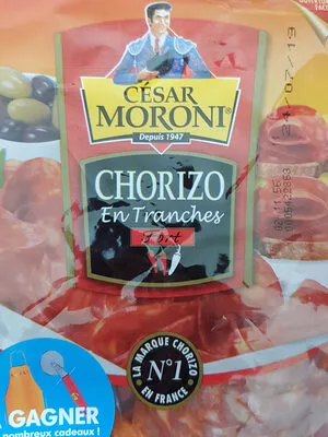 César MORONI chorizo César MORONI 100 grammes, code 15277747