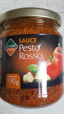 sauce pesto Rosso Leader Price 190g, code 1546566858307