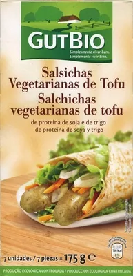 Salchichas vegetales de tofu GutBio 175 g (7 piezas) (neto), code 2000000003934