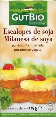 Escalopes vegetales de soja GutBio 175 g (2 x 87,5 g), code 2000000003935