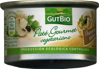 Paté vegetariano Champiñón Shiitake GutBio 125 g, code 2000000014522