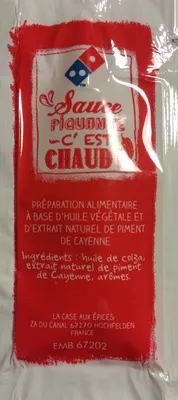 Sauce Piquante Domino's, La Case aux épices 4 ml, code 2000000017250