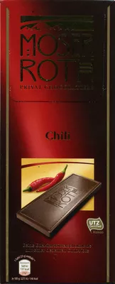 Edel-Zartbitterschokolade Chili 52 % Kakao Moser Roth 125 g (5 x 25 g), code 2000000023992