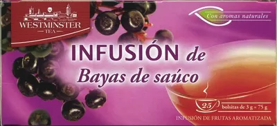 Infusión de bayas de saúco Westminster 75 g (25 x 3 g), code 2000000024688