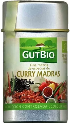 Curry madras GutBio 70 g, code 2000000029566