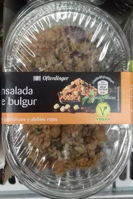 Ensalada de bulgur con garbanzos y alubias rojas Ofterdinger 200 g, code 2000000042869