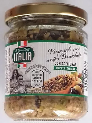 Preparado para untar bruschetta con aceitunas Il Gusto Dell' Italia, Italia 170 g, code 2000000049308