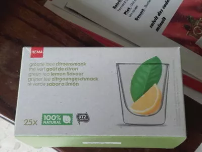 Thé Vert goût de Citron HEMA 37.5g, code 2000000057968