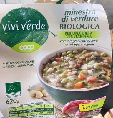 Minestra di verdure biologica Coop Coop Vivi verde 620 g, code 2000000061749