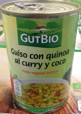 Guiso con quinoa al curry y coco GutBio 400 g, code 2000000089576