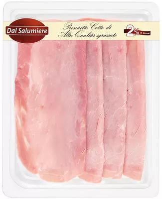 Prosciutto cotto max 2% di grassi-Dal Salumiere (Lidl)  120 g, code 2000000090225