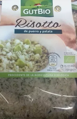 Risotto de puerro y patata GutBio 250 g, code 2000000092218