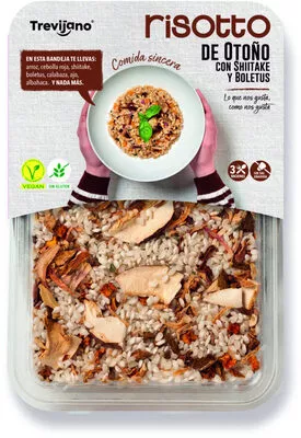 Risotto de Otoño con Shiitake y Boletus Trevijano 280g, code 2000000100222