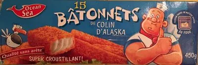 Batonnets colin alaska Ocean Sea, Ocean Trader, Lidl Stiftung & Co. KG 450 g e (15 * 30 g), code 20001797