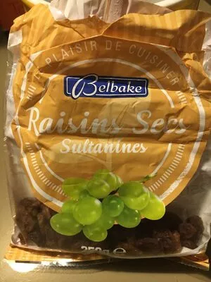 Raisins secs Belbake 250 g, code 20003371