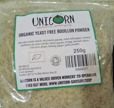 Organic Yeast Free Bouillon Powder  , code 20004477