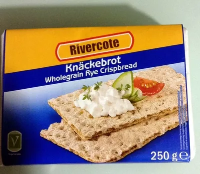 Knäckebrot Wholegrain Rye Crispbread Rivercote 250 g, code 20006150