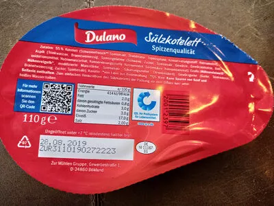 Sülzkotelett Dulano 110 g, code 20012397