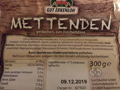 Mettenden Gut Erkenloh 300, code 20013349