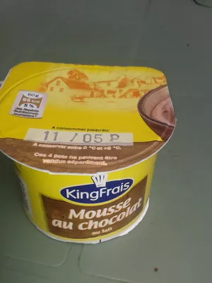 Mousse au chocolat KingFrais, Lidl 240 g (4 *60 g), code 20020569